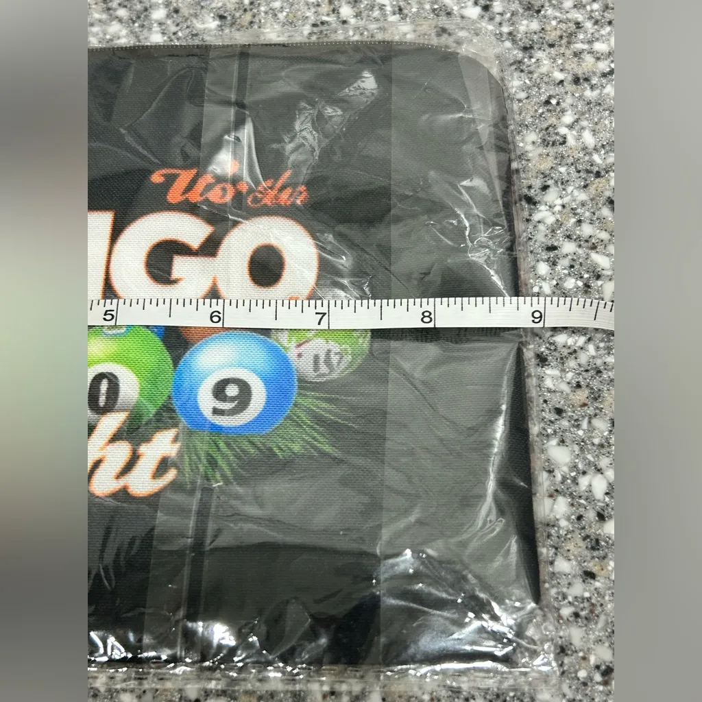 Bingo Night Makeup Bag NWT Black - Image 3