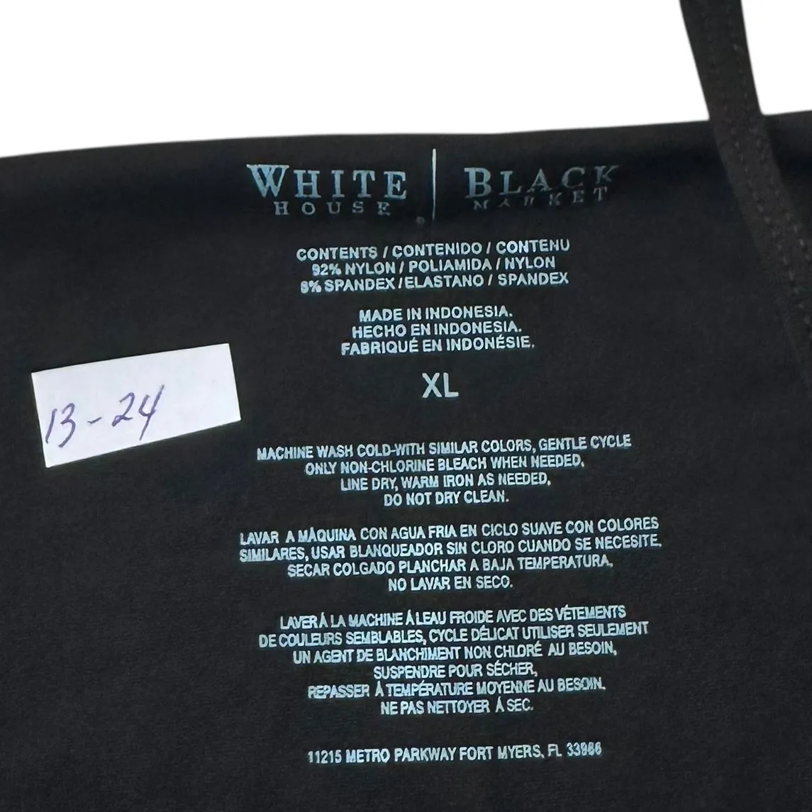 White House Black Market Black Light Support Tank Top Women's Size XS | 13-24 - Image 3