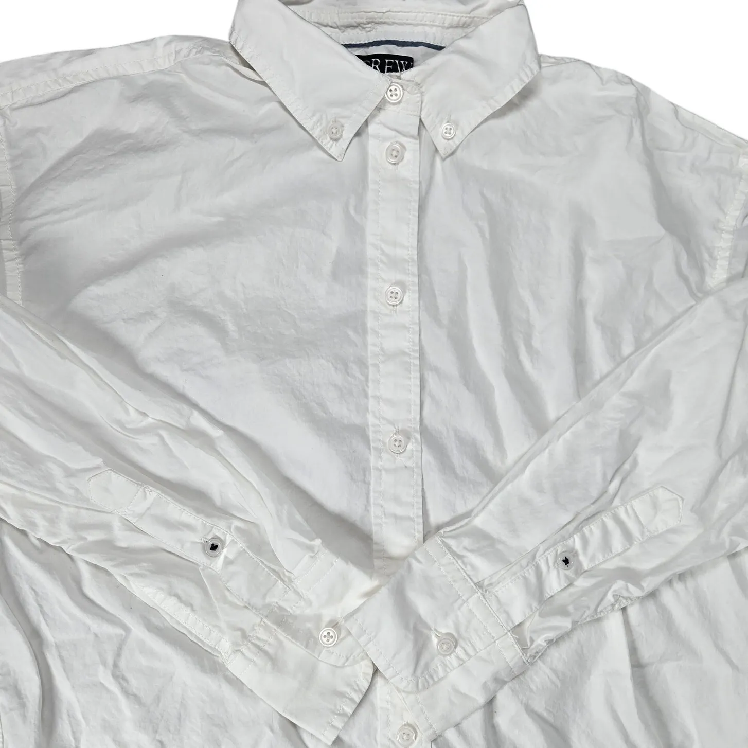 J. Crew Relaxed-fit washed cotton poplin shirt‎ White 4 AX583 - Image 10