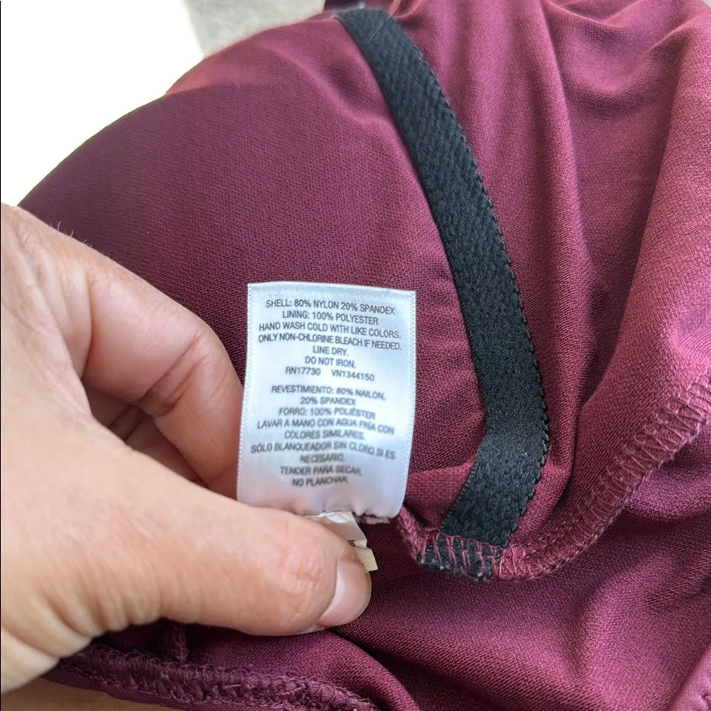 Moschino Red One Piece Swimsuit with Lace-Up Detail - Image 10