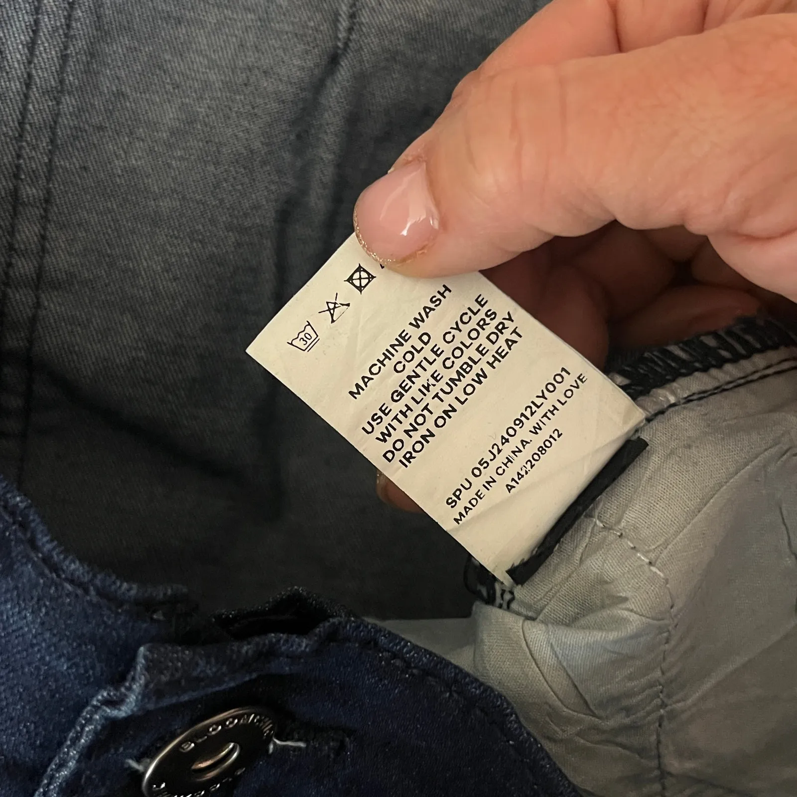 Bloomchic Straight Leg Trouser Jeans Polished Casual Women Plus Dark Blue 26 Size undefined - Image 4