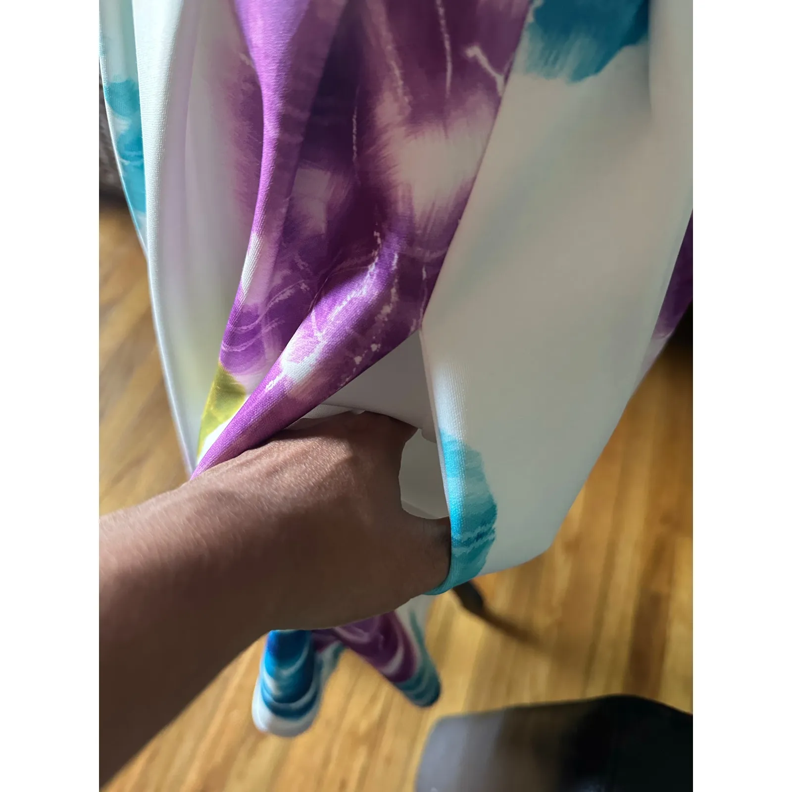 Calvin Klein Floral Sleeveless Fit & Flare Dress – Elegant Summer Style - Image 4