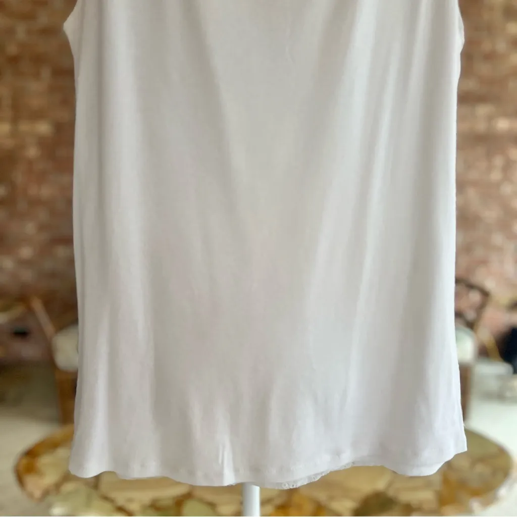 Sonoma Tank Top Lace Knit Off White M - Image 6