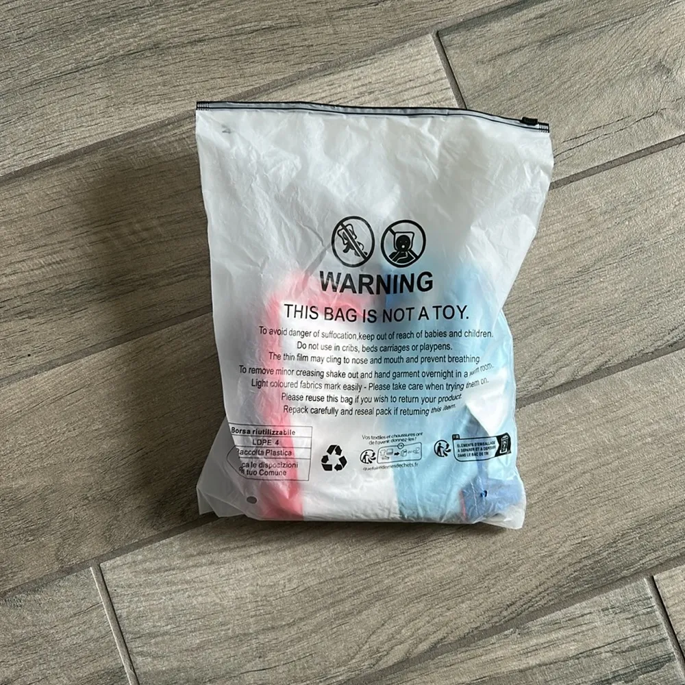 Short sleeve stripe dress with side slit White Size 2X - Image 6