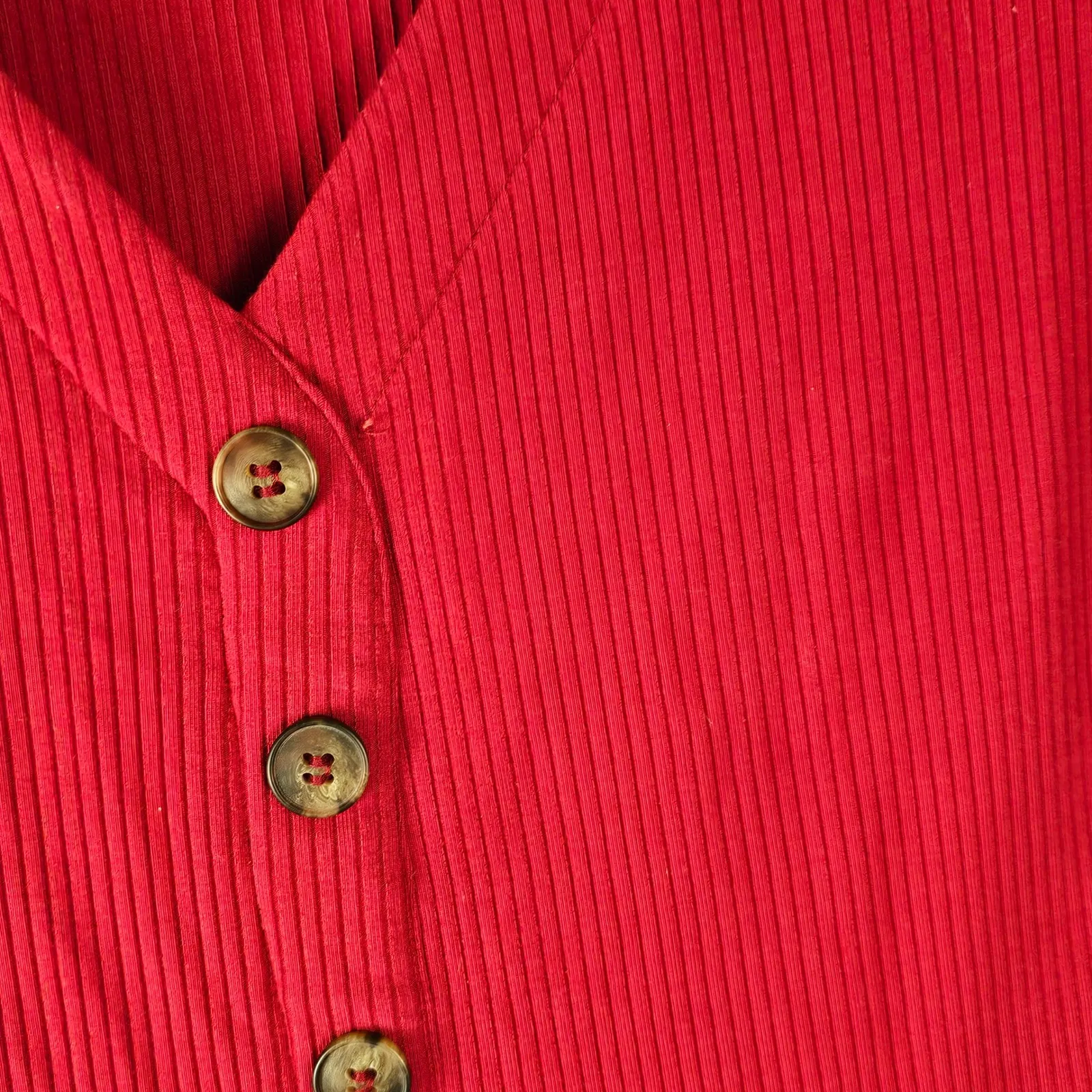 Reformation Womens‎ Red Cardinal Dress Small - Image 3