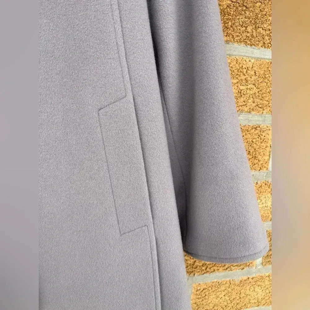 Cinzia Rocca wool cashmere blend coat size 2 Gray - Image 4
