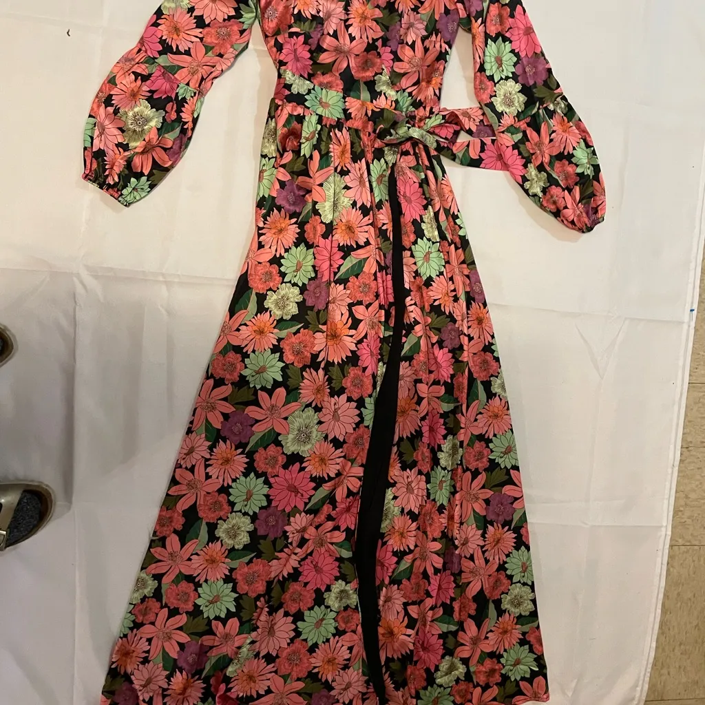 Lulu's Floral Multicolor Dress - Image 3