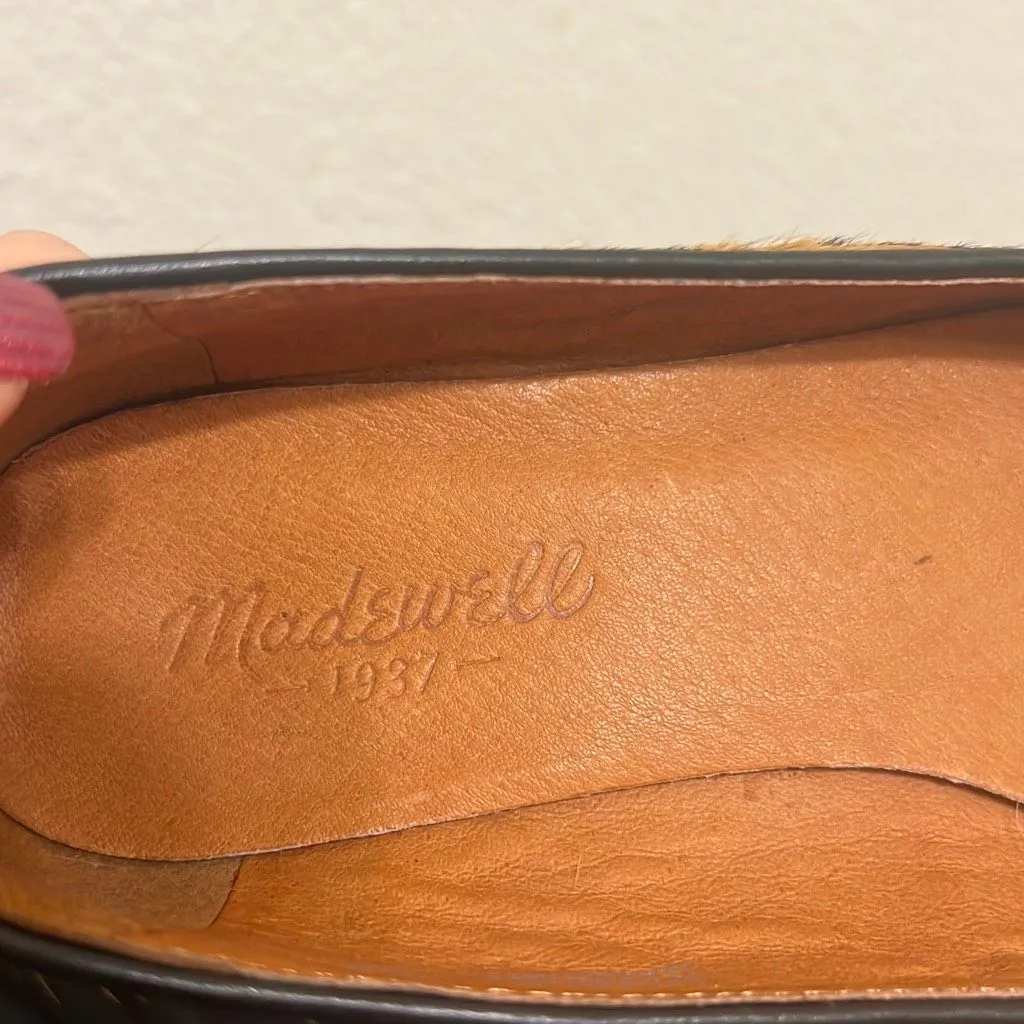 ✨Madewell THE MINI WEDGE IN CALF HAIR Sz 6.5 FLATS✨ - Image 7