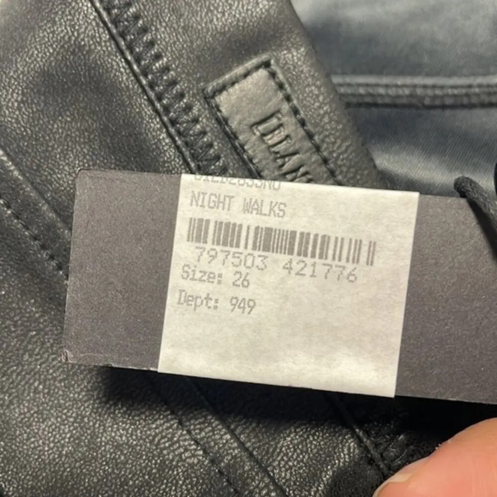 BLANK-NYC Women’s Faux Leather Pull-On Black Leggings Sexy Date Night Holiday - Image 6