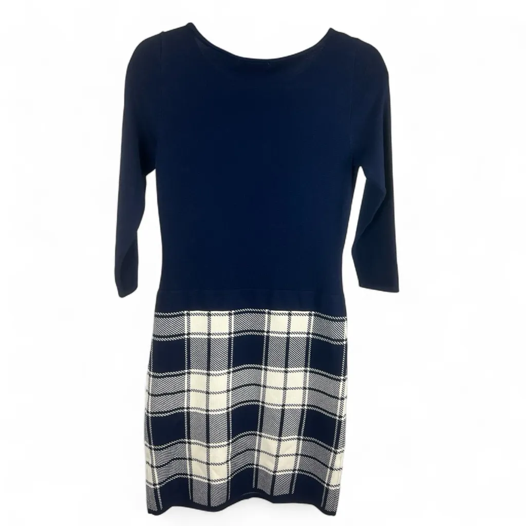 NWT Lauren Ralph Lauren Plaid XS Knit Dress Preppy Librarian Chic Academia - Image 2