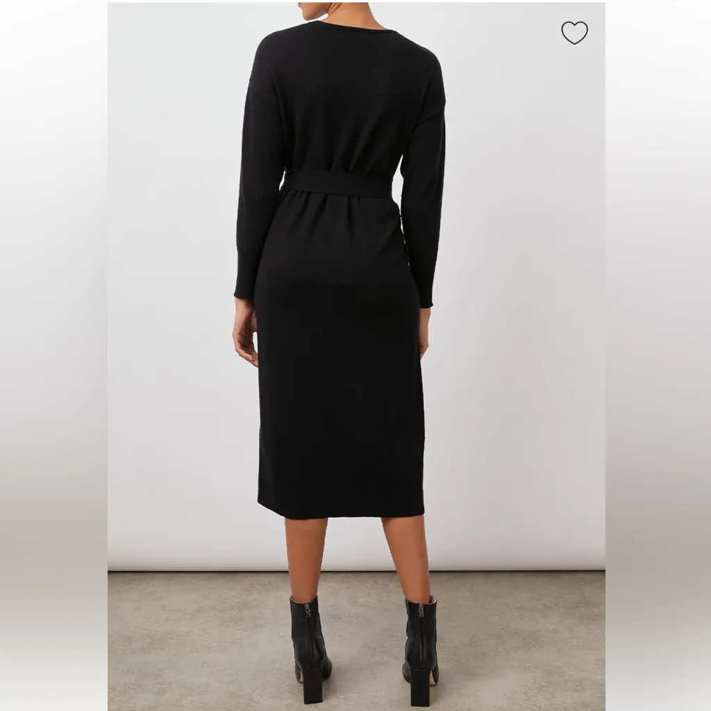 RAILS Margot Midi Black Sweater Dress - Image 3