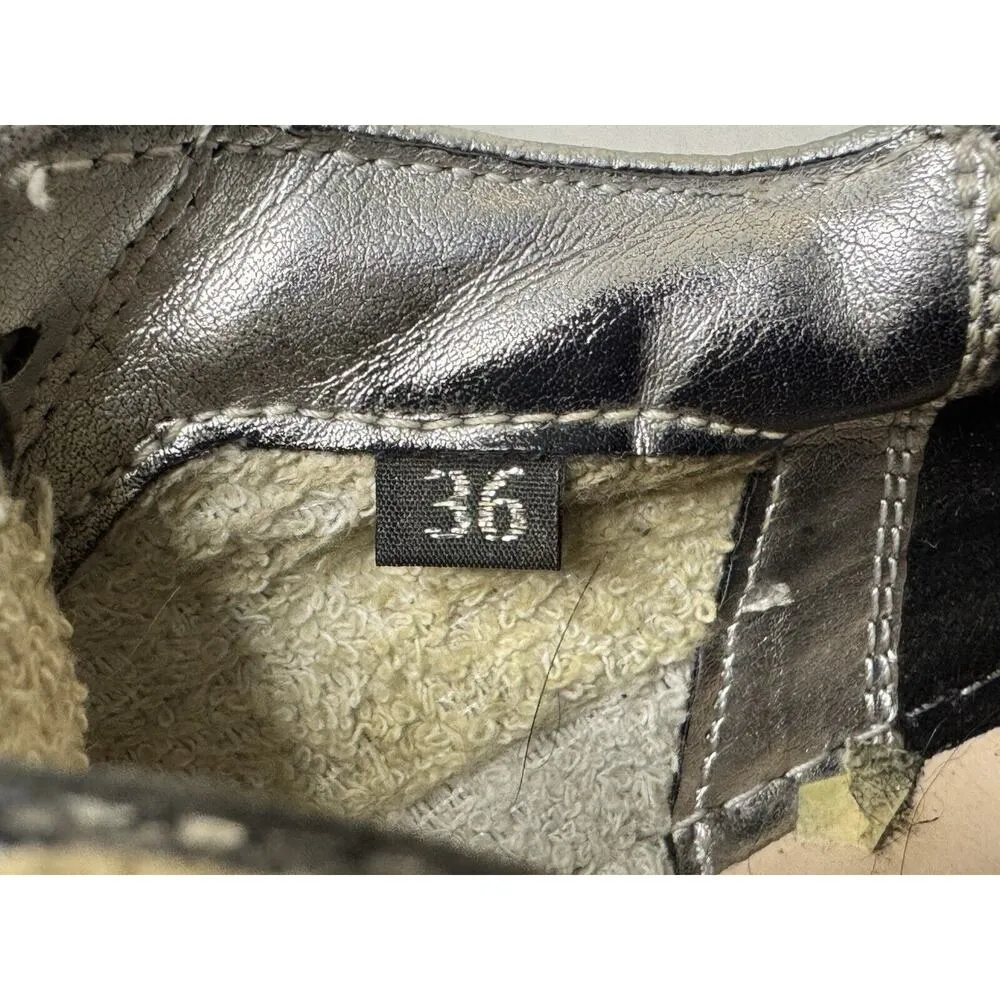 P448 John Cow Genuine Calf Hair Sneakers Leopard You Can Surf Later Shoes Sz 36 - Image 16