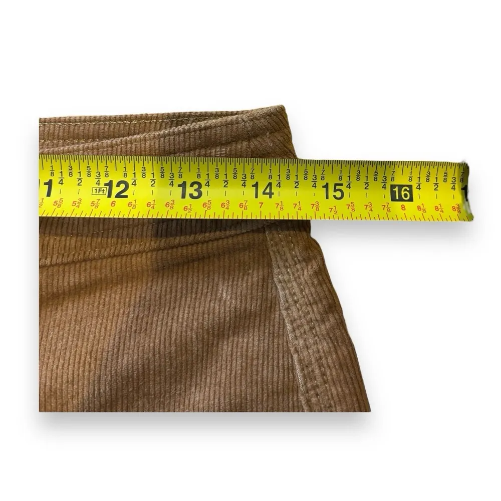 Patagonia Womens Size 4 Wide Leg Cord Pants Nest Brown High Waist New - Image 5