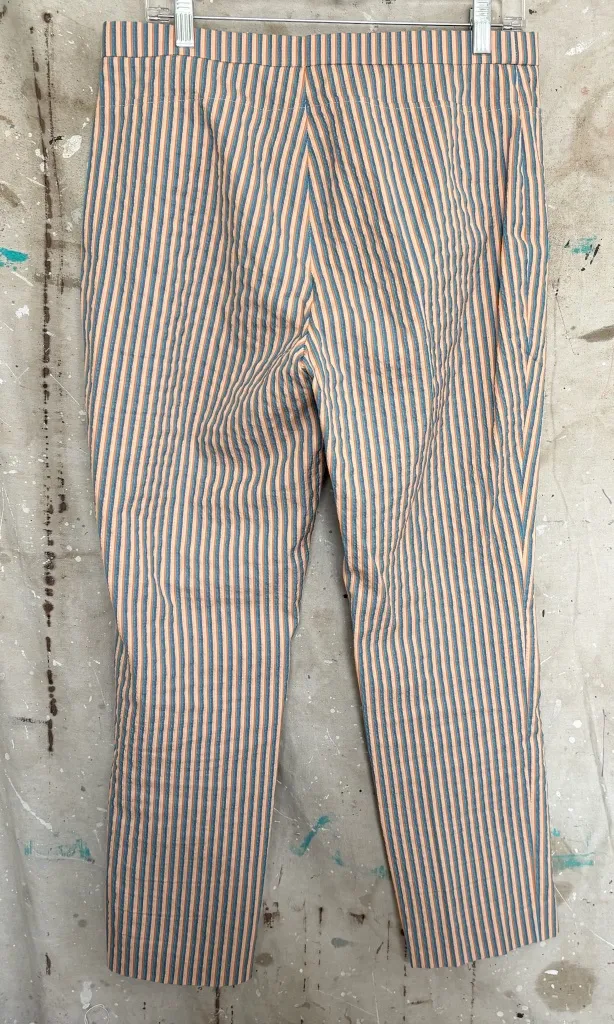 Akris Punto Vertical Stripe Pull On Pants - Image 3