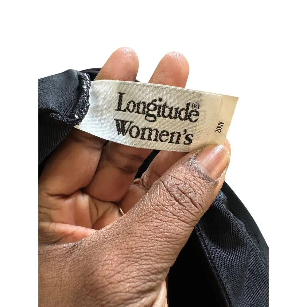 Longitude Floral One-Piece Swimsuit 20W With Padded Cups Full Coverage Swim - Image 9