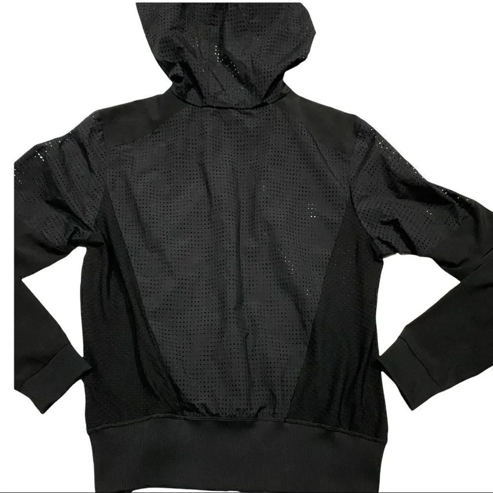 C9 Champion Black Hooded Lightweight Mesh Jacket Size Small - Image 7