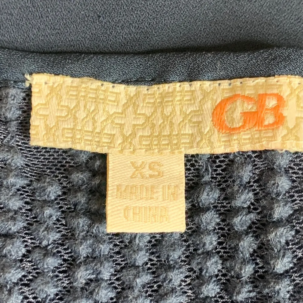 Gianni Bini Navy Blue Embroidered Lace Chiffon Casual Boho Blouse Top Size XS - Image 8