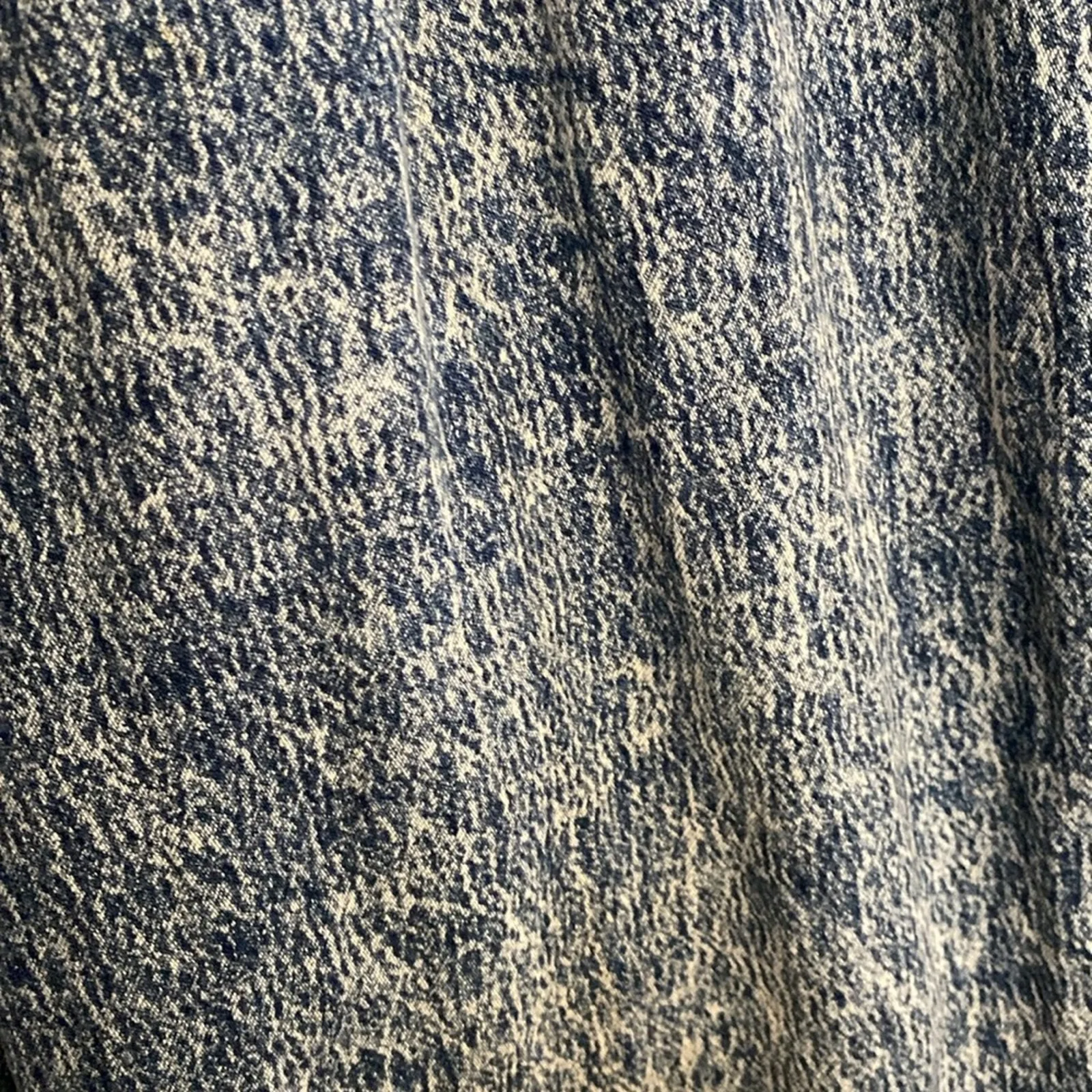 80s Chic Schooners Acid Wash Jeans Pants Pleated and Cuffed Size 12 Blue - Image 4