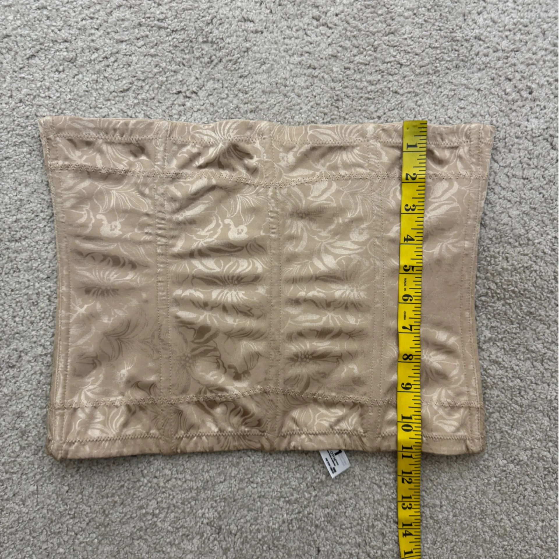 Maidenform Tan Floral Women's Corset Top - Image 6