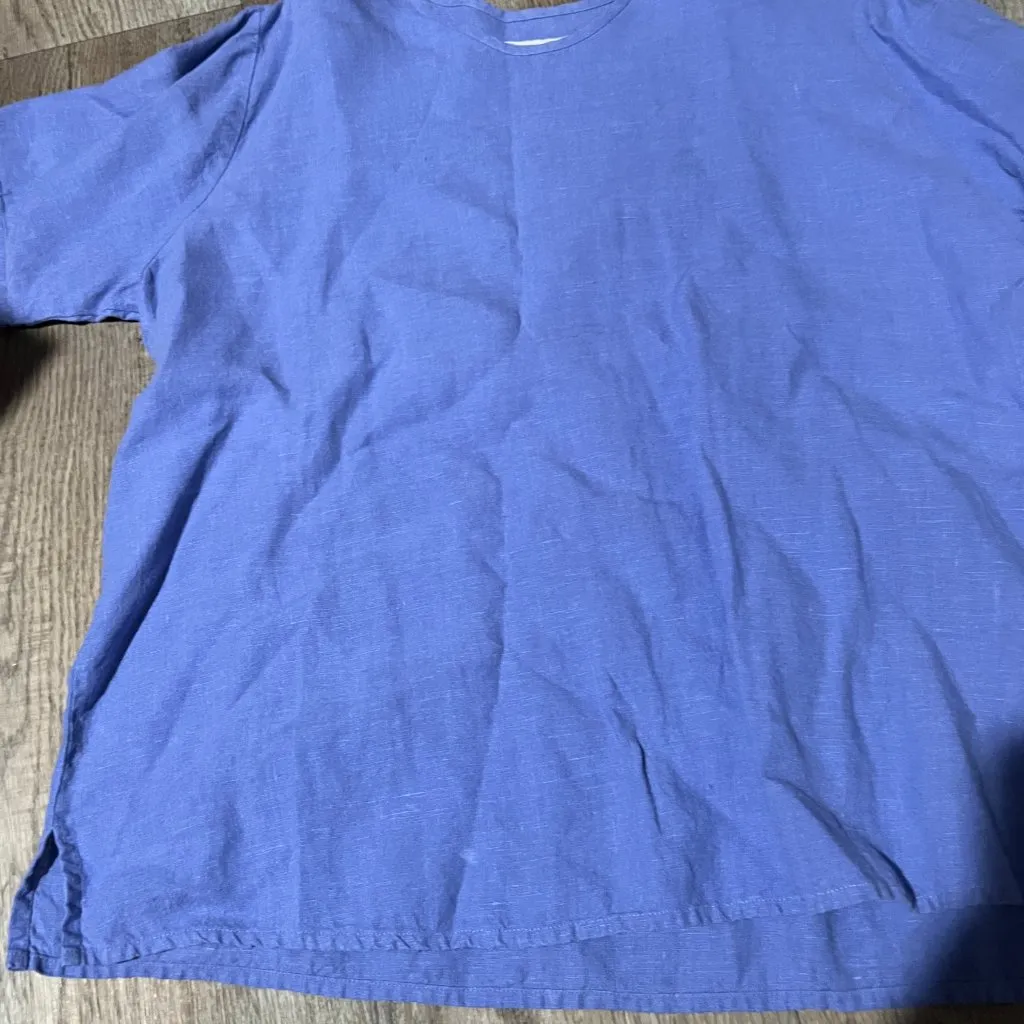 Flax medium linen blouse - Image 4