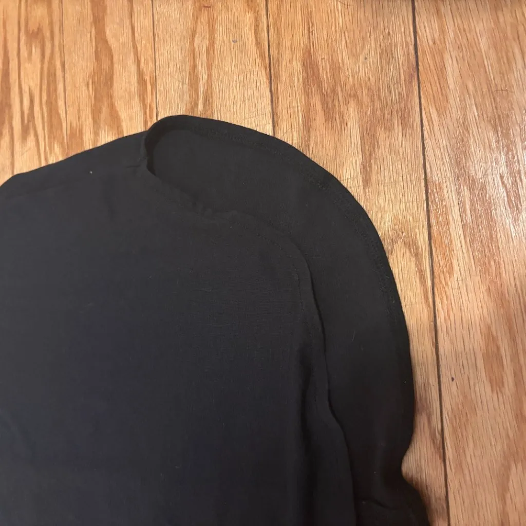 Athleta Focused Essence Semi Fit Tank Womens Small Black Workout Activewear - Image 7