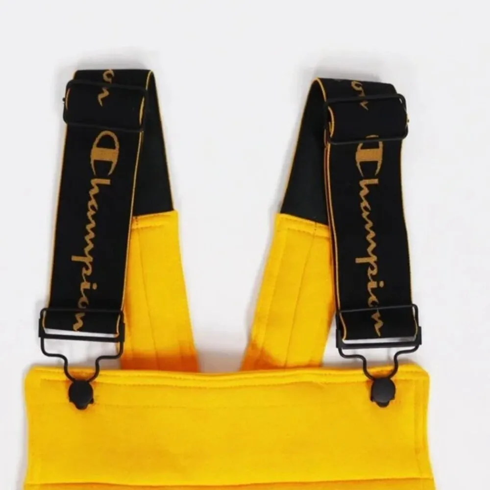 Champion Life™ Super Fleece 3.0 Overalls Size S Unisex Yellow Pockets Sweatpants - Image 5