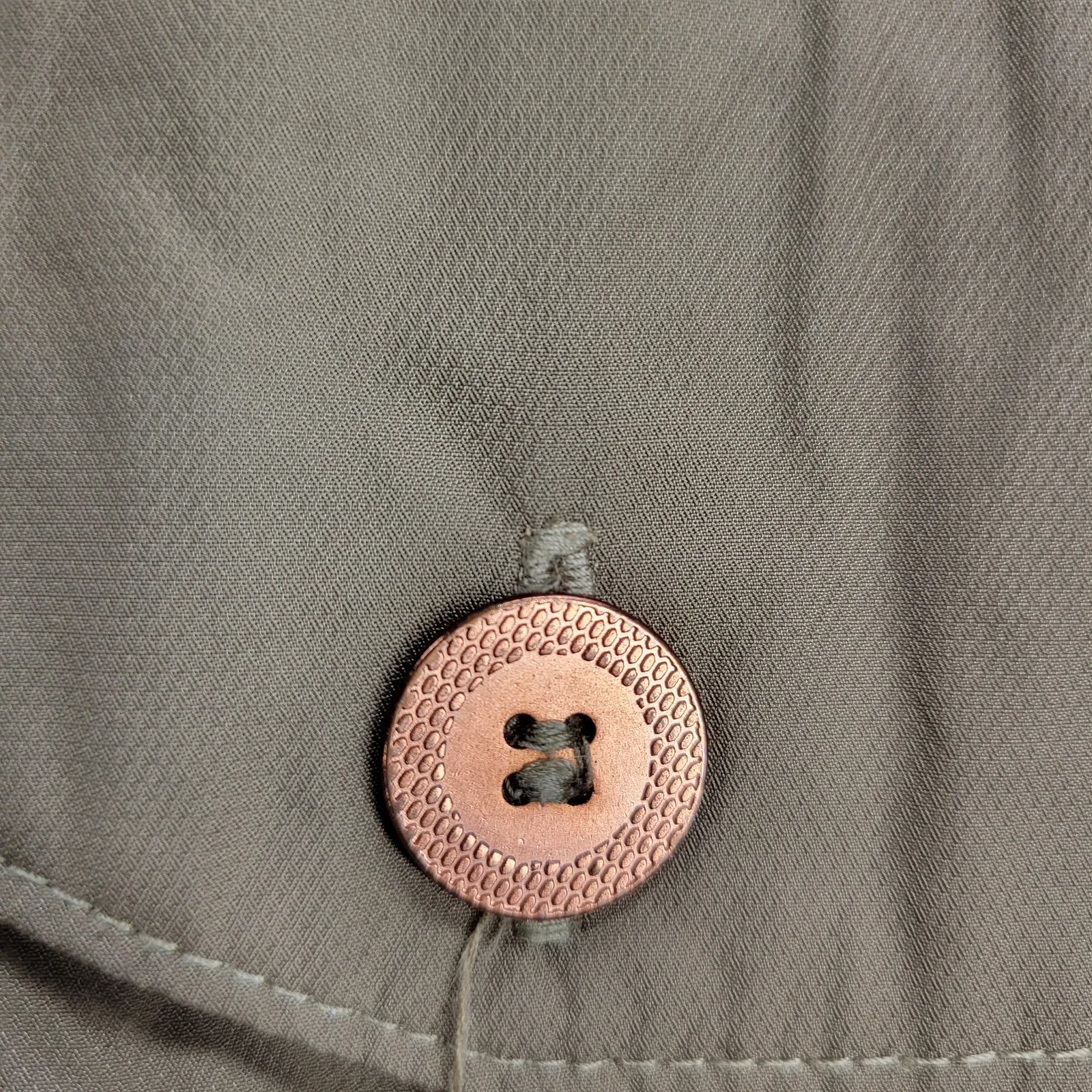 Mountain Hardwear Women’s XS Rain Jacket Hooded Olive Green Vented Parka - Image 9