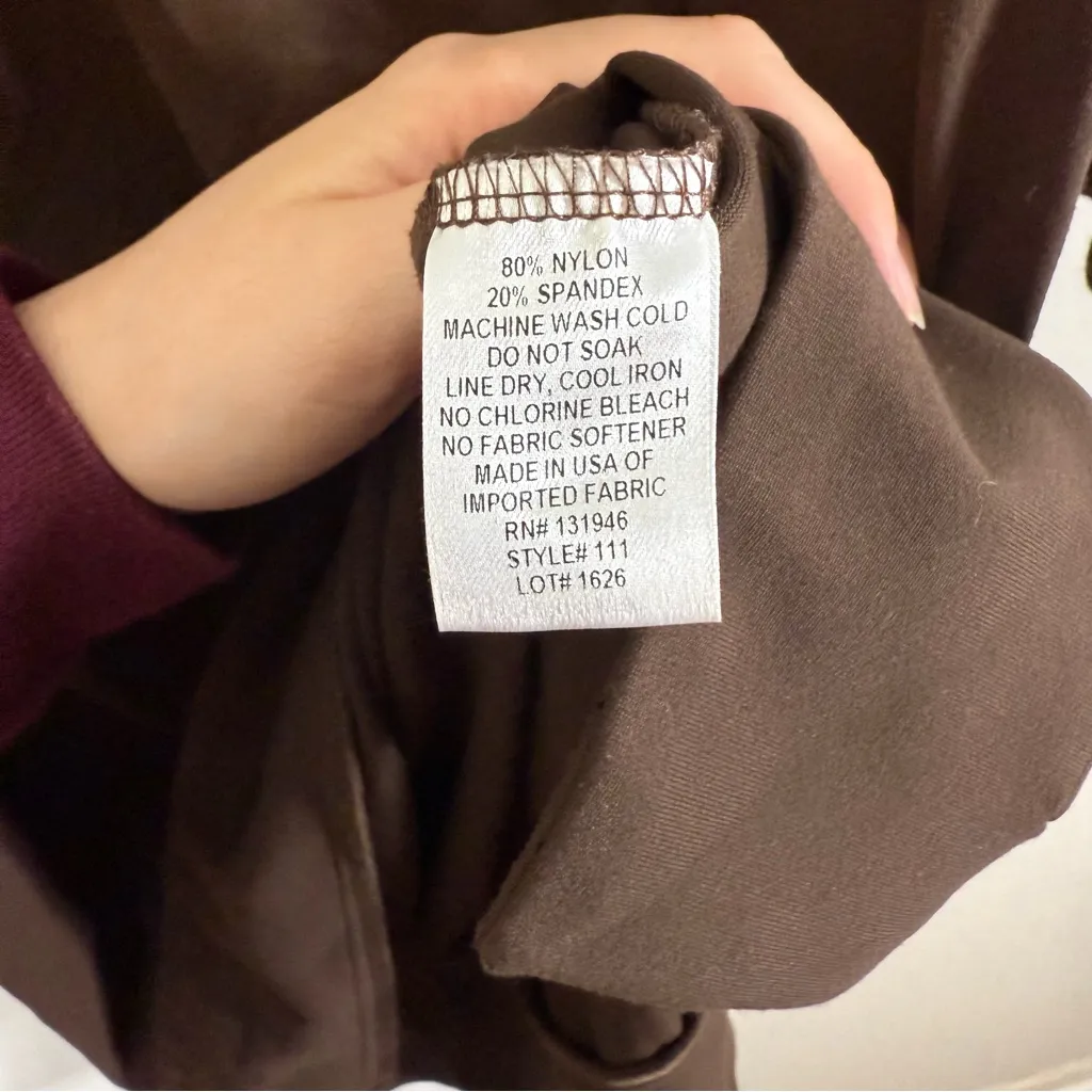 Jude Connally Megan Dress Lightweight Jude Cloth Mini Brown Small - Image 5