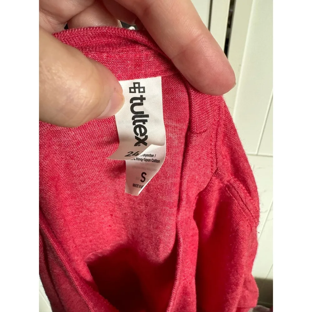 5/$65   Valdosta State University Womens Tee Sz S Tultex Red Logo Gate Shirt Top - Image 7