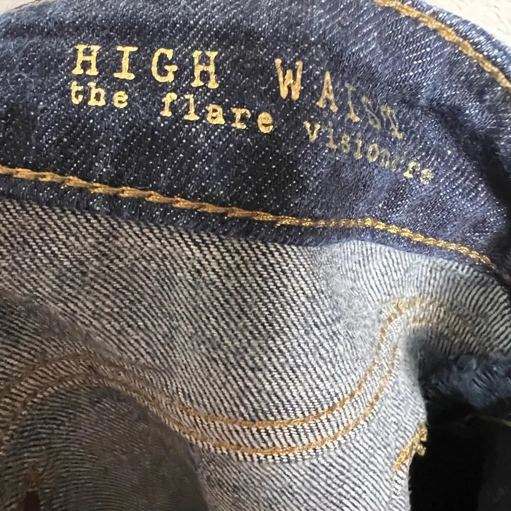 Joe's The Flare Visionaire High Waist Denim Blue Jeans Size 25 - Image 6