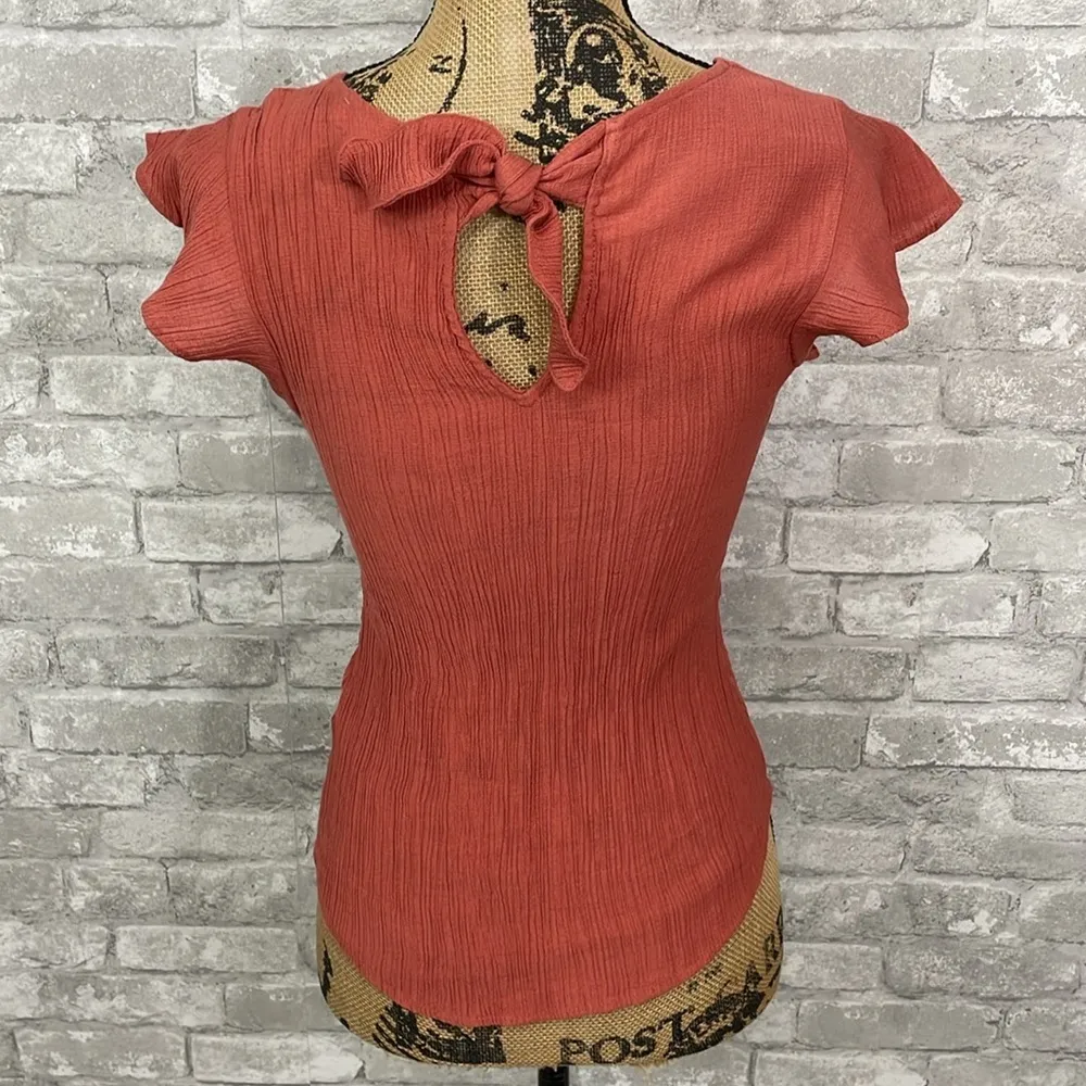 Anthropologie E & M Button Down Gauzy Top - Image 3