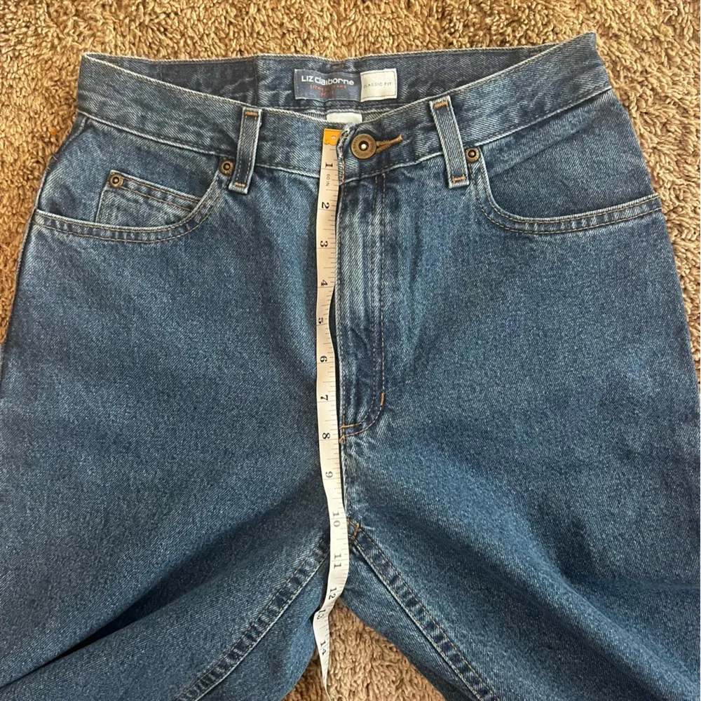 NWOT 90s Vintage High Rise Liz Claiborne Mom Jeans petite regular sz 8 - Image 8