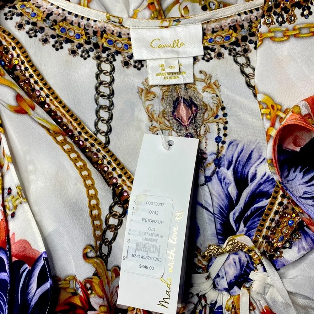 Camilla Short Kaftan With Hardware O/S - Image 5