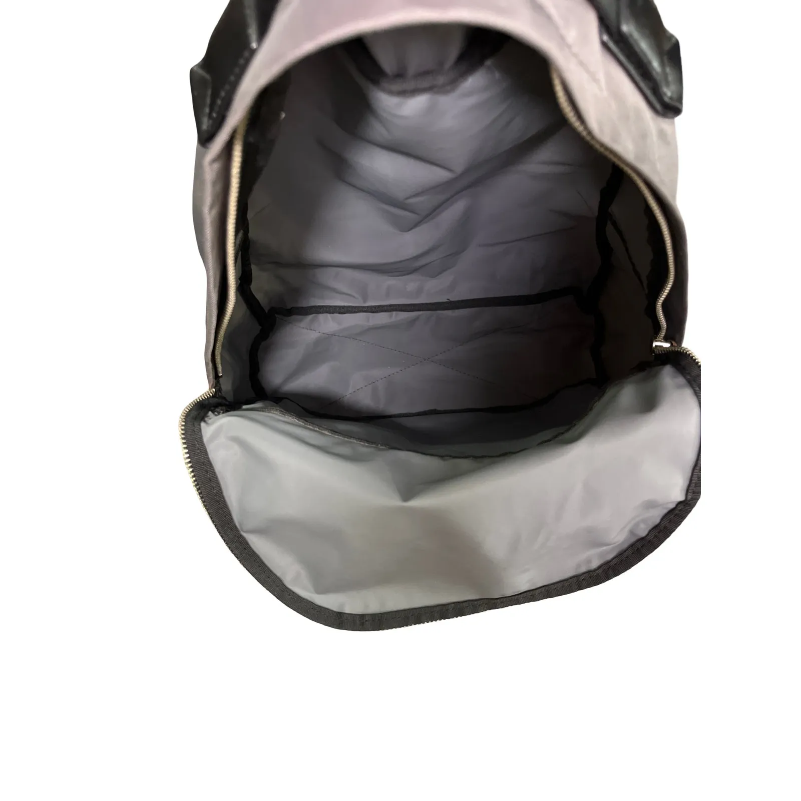 Marc Jacobs Nylon Backpack Black M0013946 Zip Front Pocket Unisex Bag Gray - Image 12