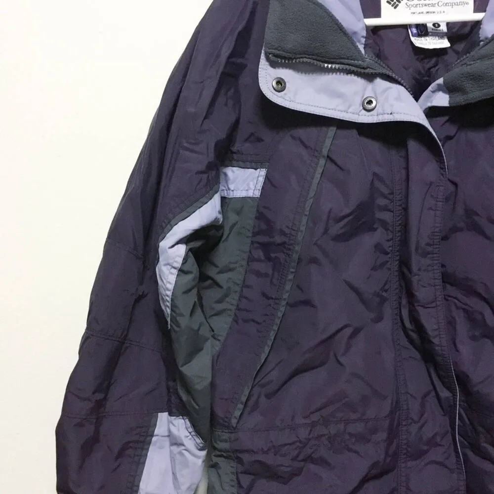 Columbia Purple Colorblock Winter Jacket - Image 5