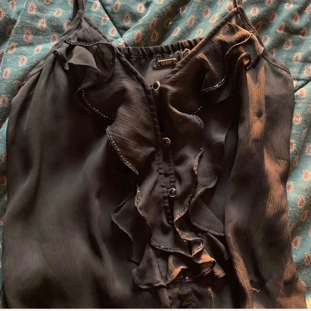 Embellished Ruffle Cami - Image 3