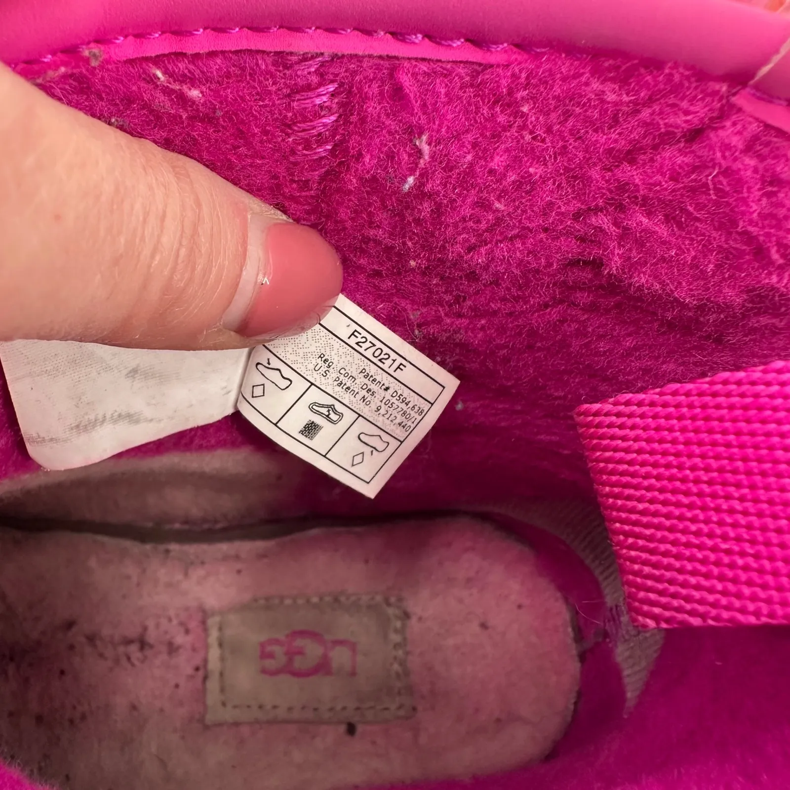 UGG Australia Women's Pink Jelly Rain‎ Boots Size 7 - Image 11