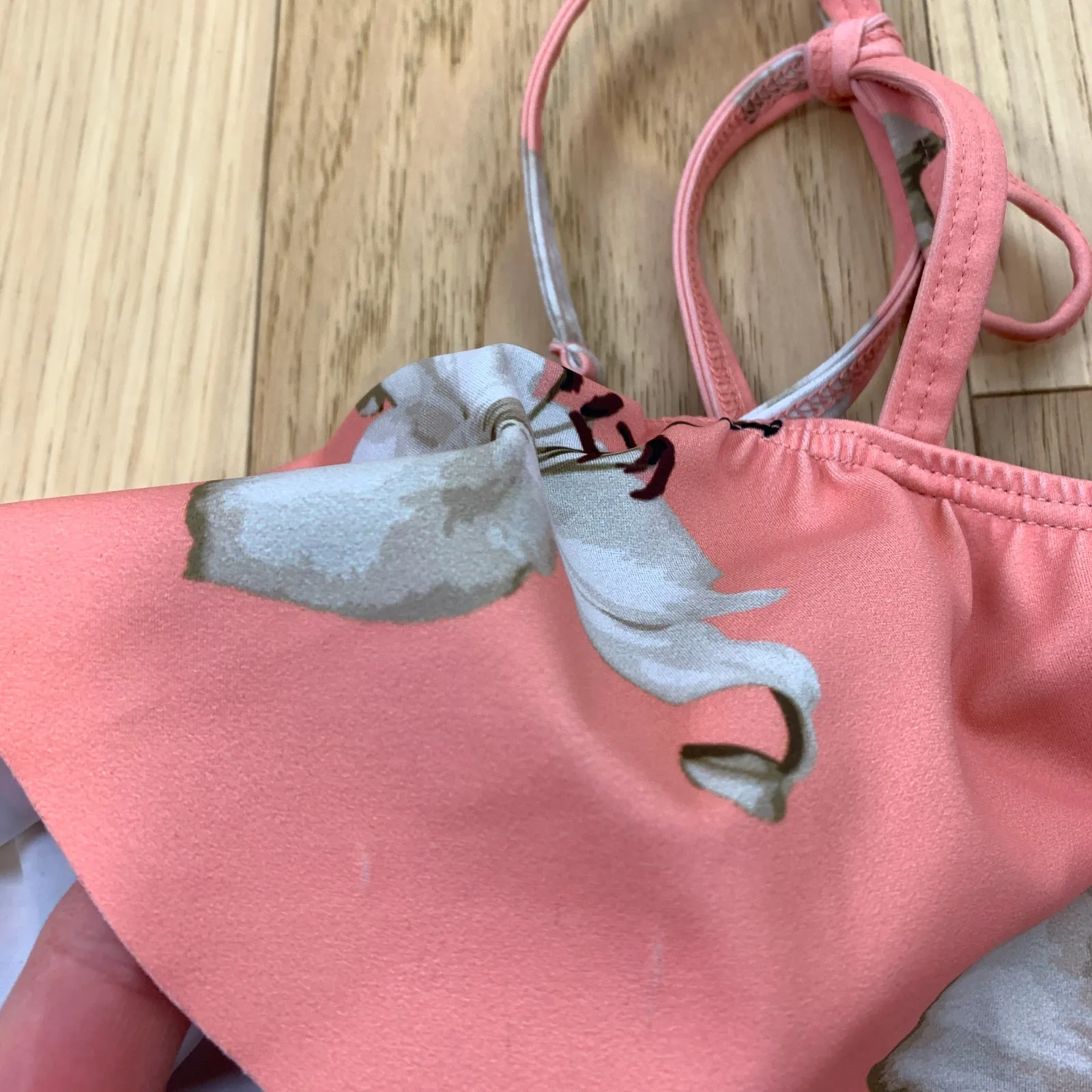 Albion Fit The Wave One Piece Off Shoulder Floral Swimsuit Sunset Size XL - Image 7