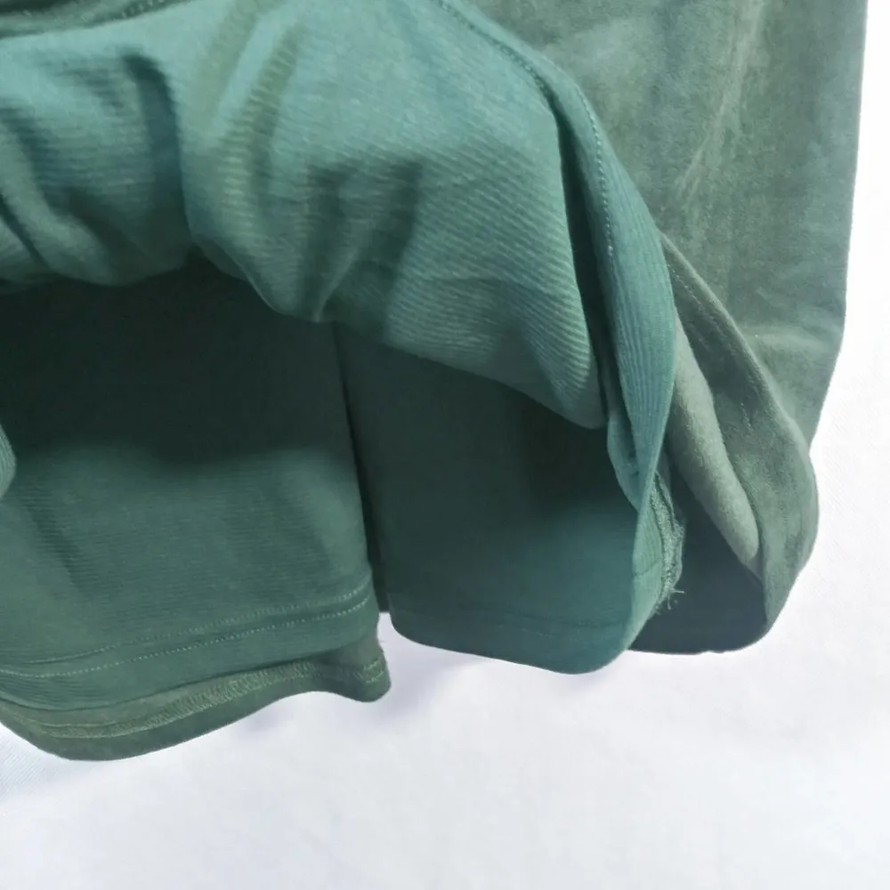 ALBERTO MAKALI Green Printed Peplum Long Sleeve Dress Size L - Image 7