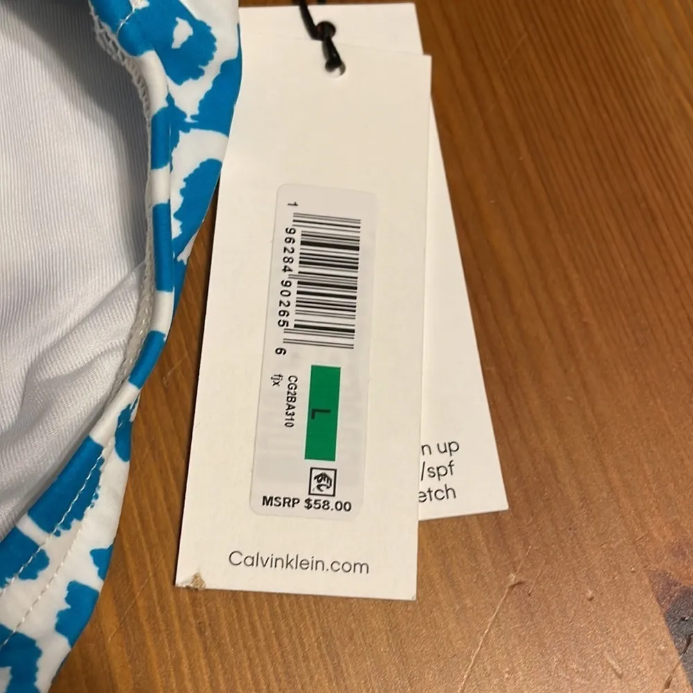 Calvin Klein Classic Mid-Rise Bikini Swim Bottom Animal Print Large‎ NWT - Image 4