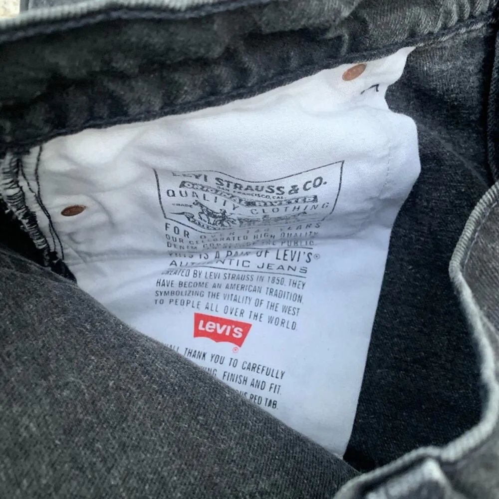 VTG 90s Levi’s 551 LADIES high waist relaxed fit jeans black 16 LONG - Image 6