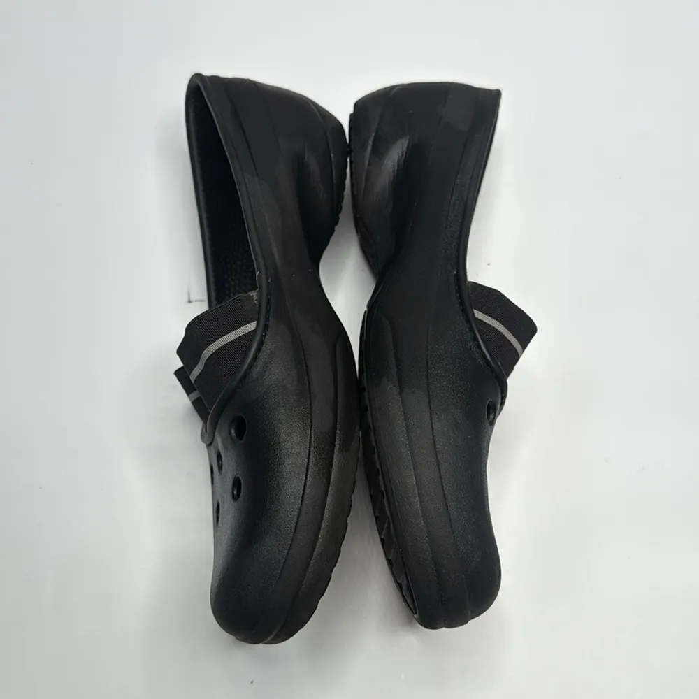 Crocs Juneau Black Loafer Lightweight Comfort Shoes Croclite S-305 Sz 10 - Image 3