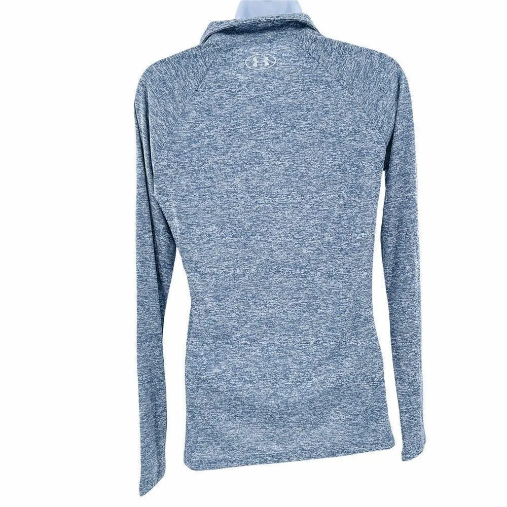 Under Armour Heatgear Zip-up Pullover Athletic Top - Image 5