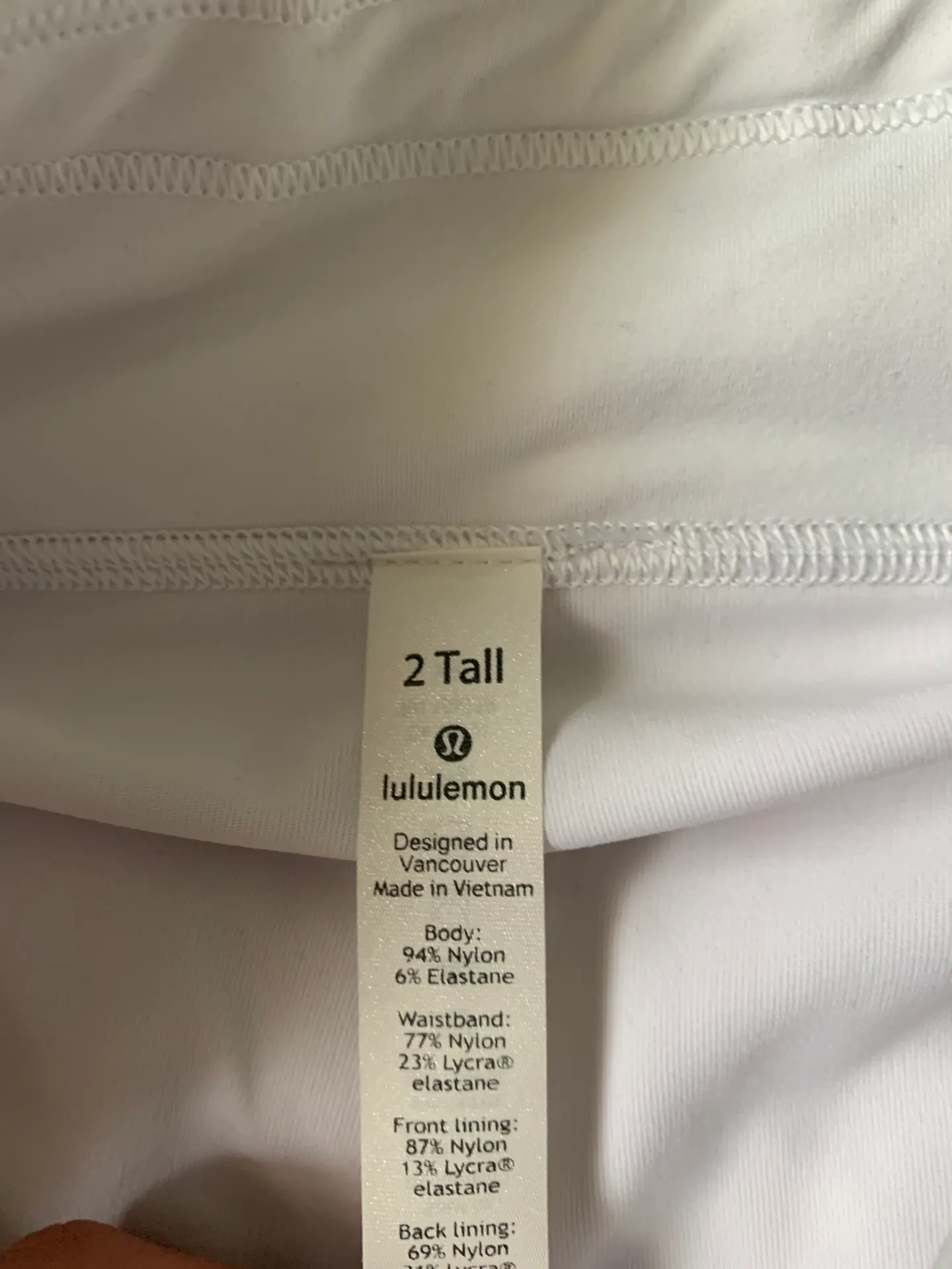 Lululemon White lulu skirt - Image 4