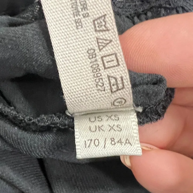 Free People Intimately | XS | All Tucks Blousy Black Thong Bodysuit OB1089527 - Image 10