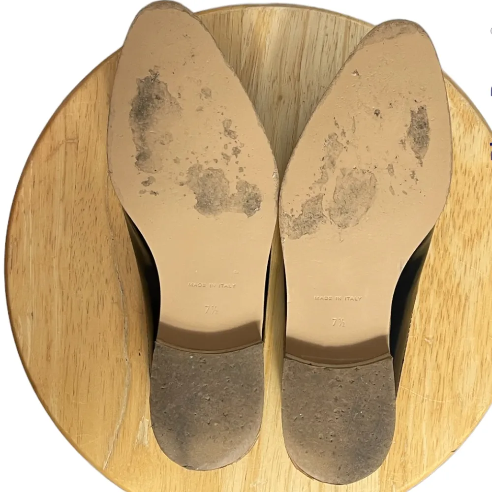 Everlane Black Leather The Modern Loafer Mules Size 7.5 - Image 4