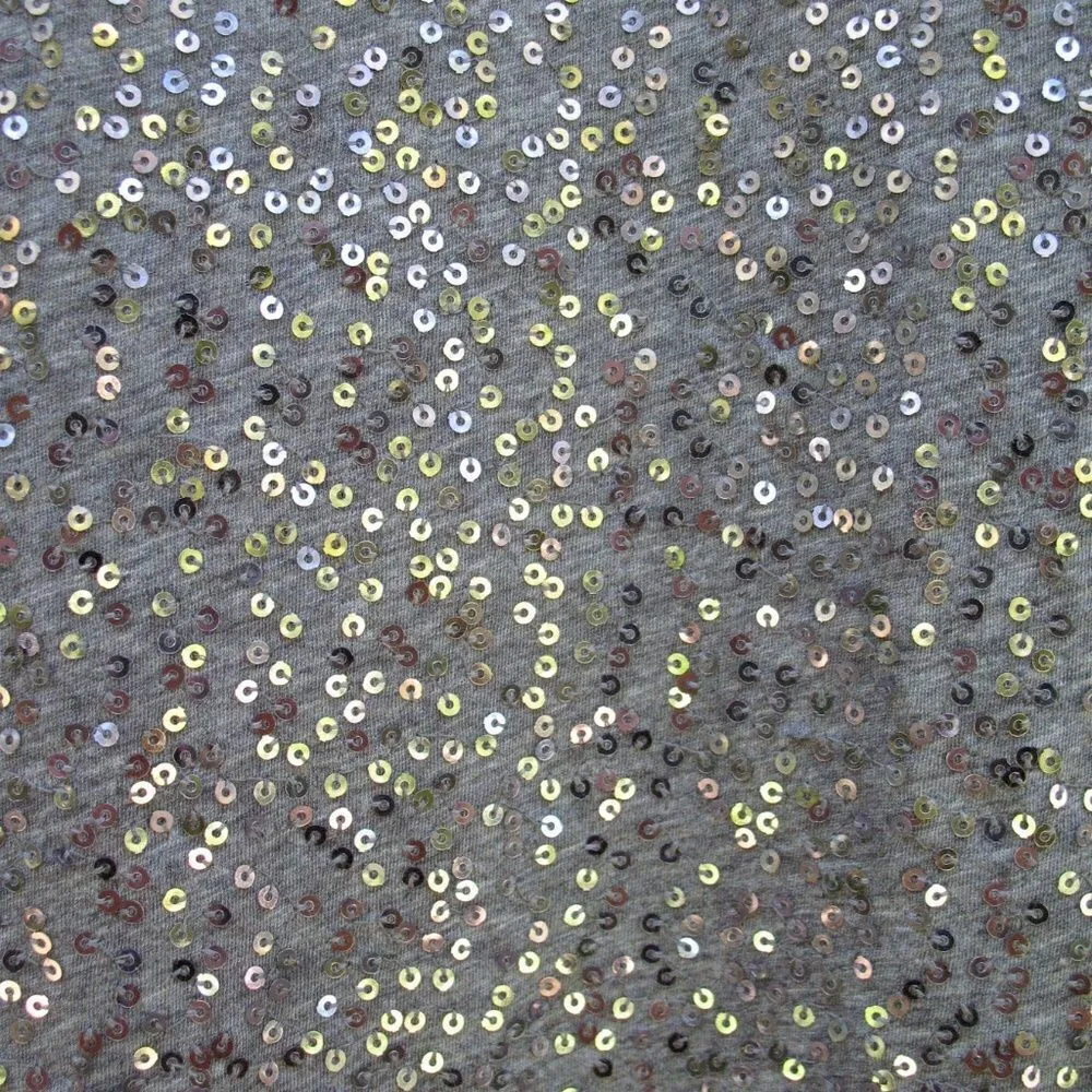 NWT DKNY Silver Sequin T Shirt Top - Image 5