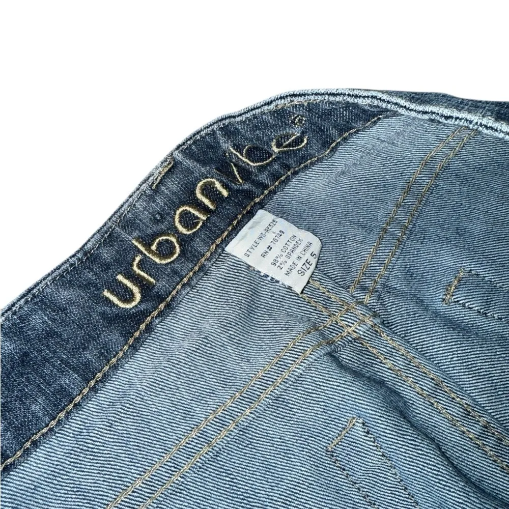 Urbane Blue Straight Leg Jeans Classic Denim - Image 5