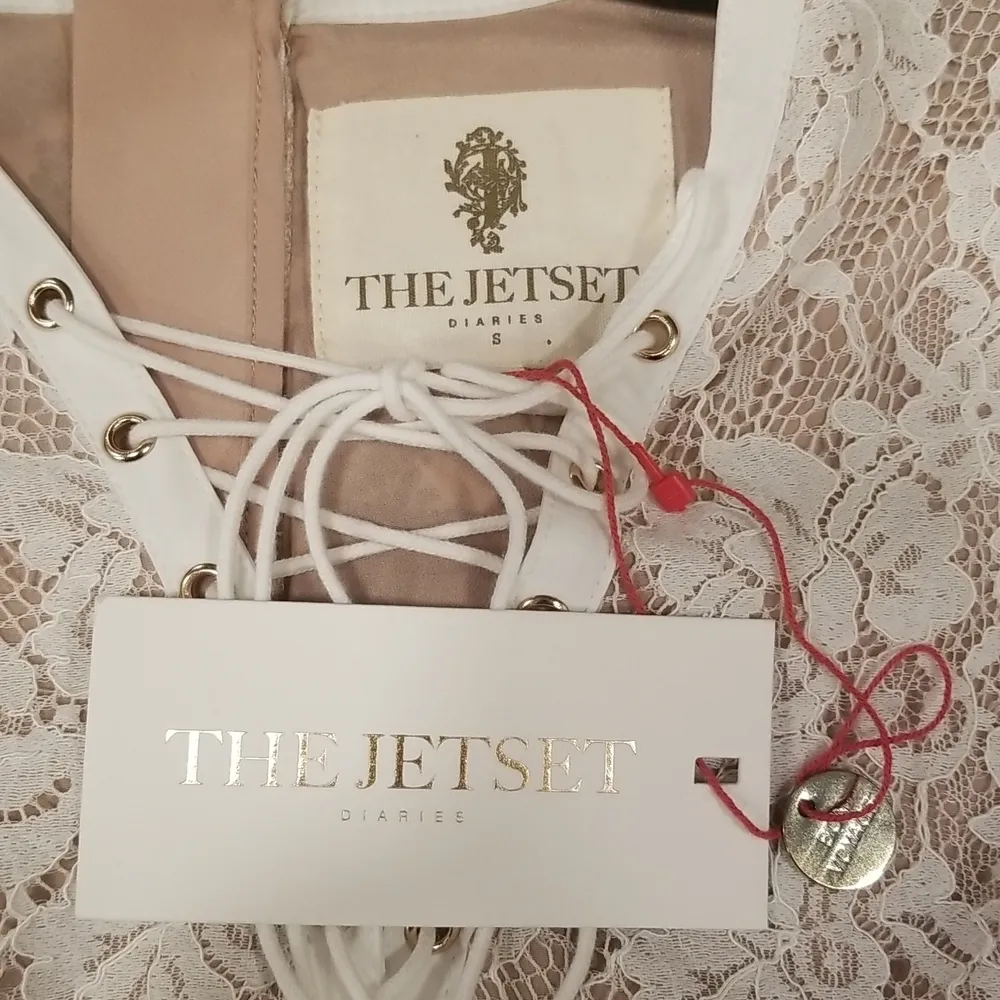 💕THE JETSET DIARIES💕 The Ruins Dress ~ White Lace Small S NWT - Image 15