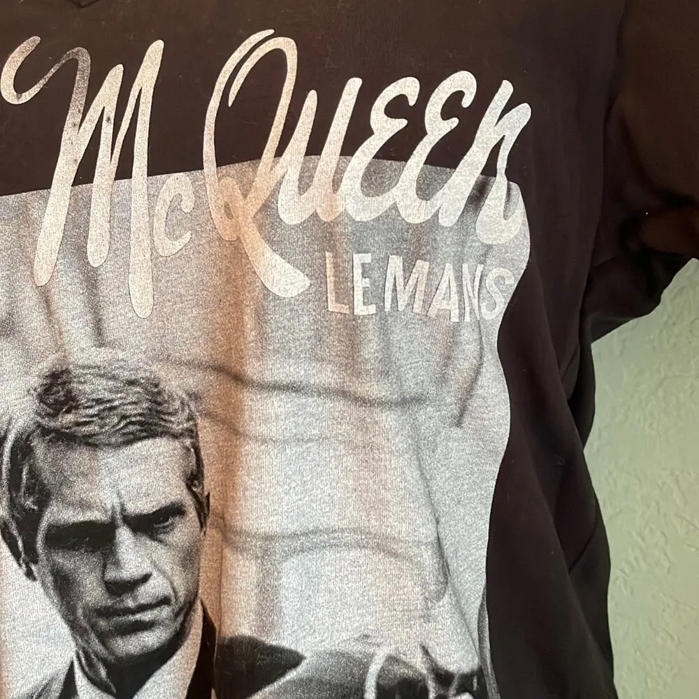 Steve McQueen T shirt Black S Size M - Image 4